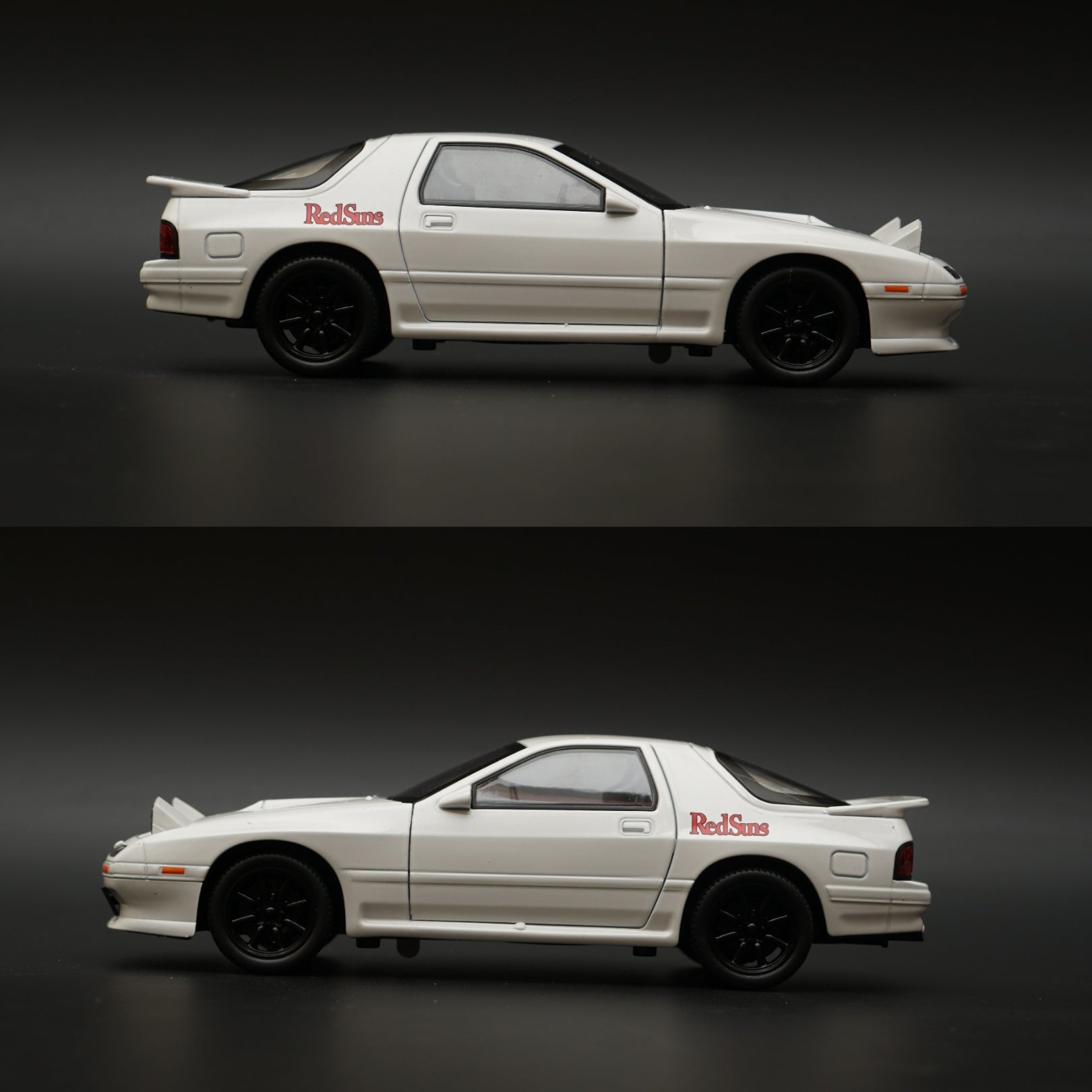 1:24 Mazda RX-7 Diecast Metal Car Model White -  Kunju Vandi  