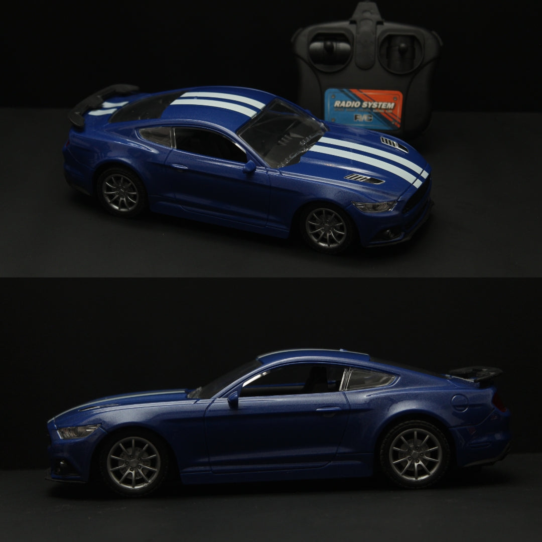 1:24 Mustang Remote control , Blue -  Kunju Vandi  