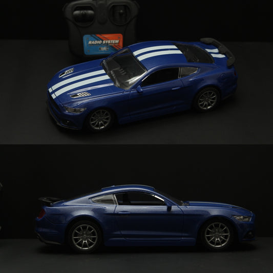 1:24 Mustang Remote control , Blue -  Kunju Vandi  