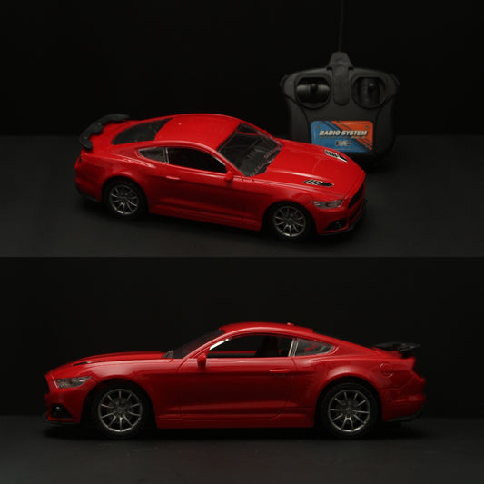 1:24 Mustang Remote control , Red -  Kunju Vandi  