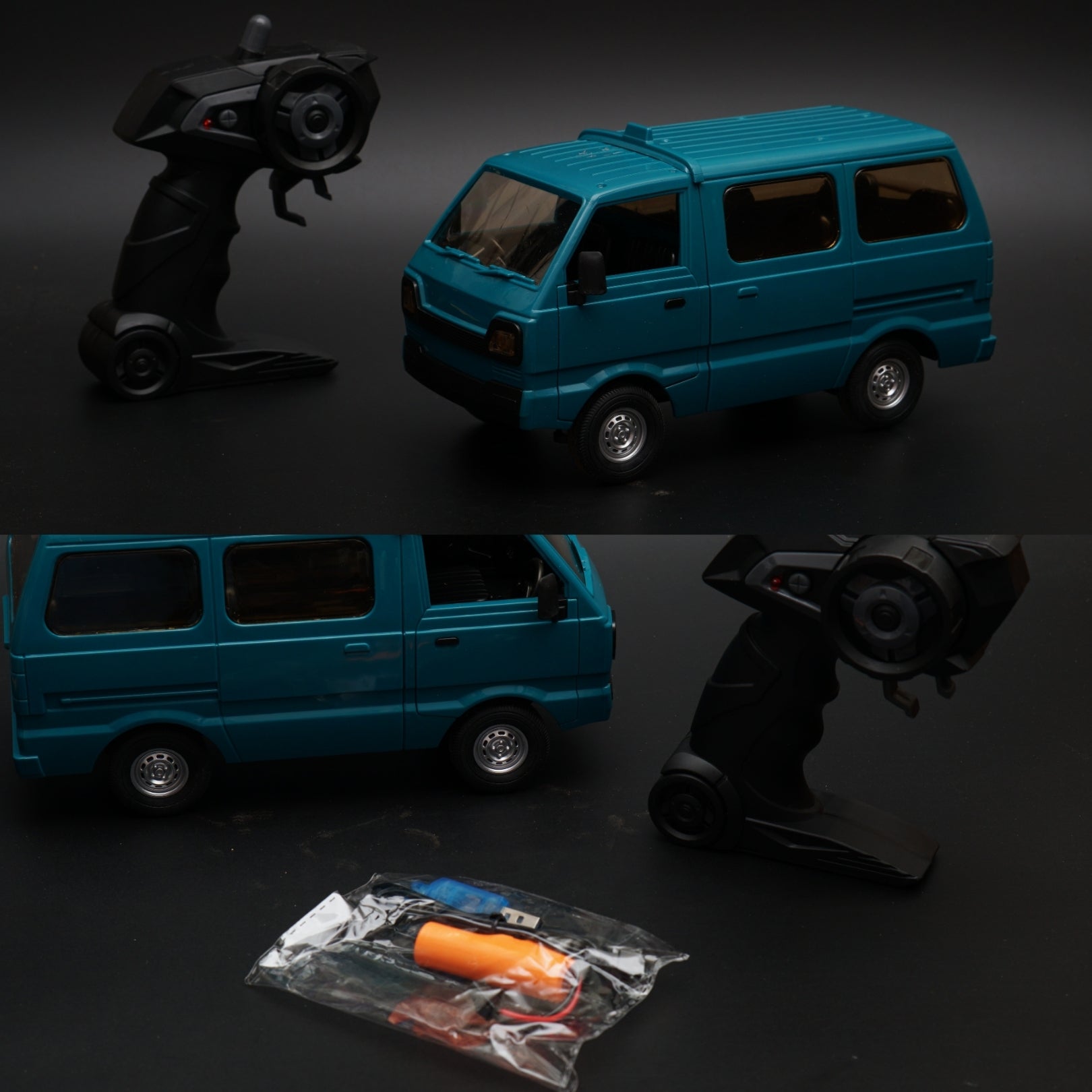 1:24 Omni Van Remote Controll, Stock Clearing, Prepaid Only Green -  Kunju Vandi  