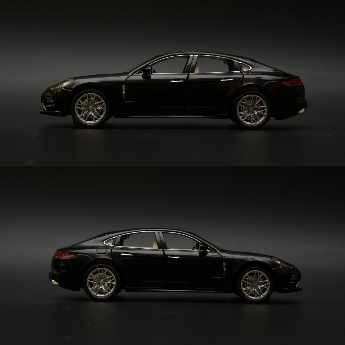 1:24 Porsche Panamera Black -  Kunju Vandi  