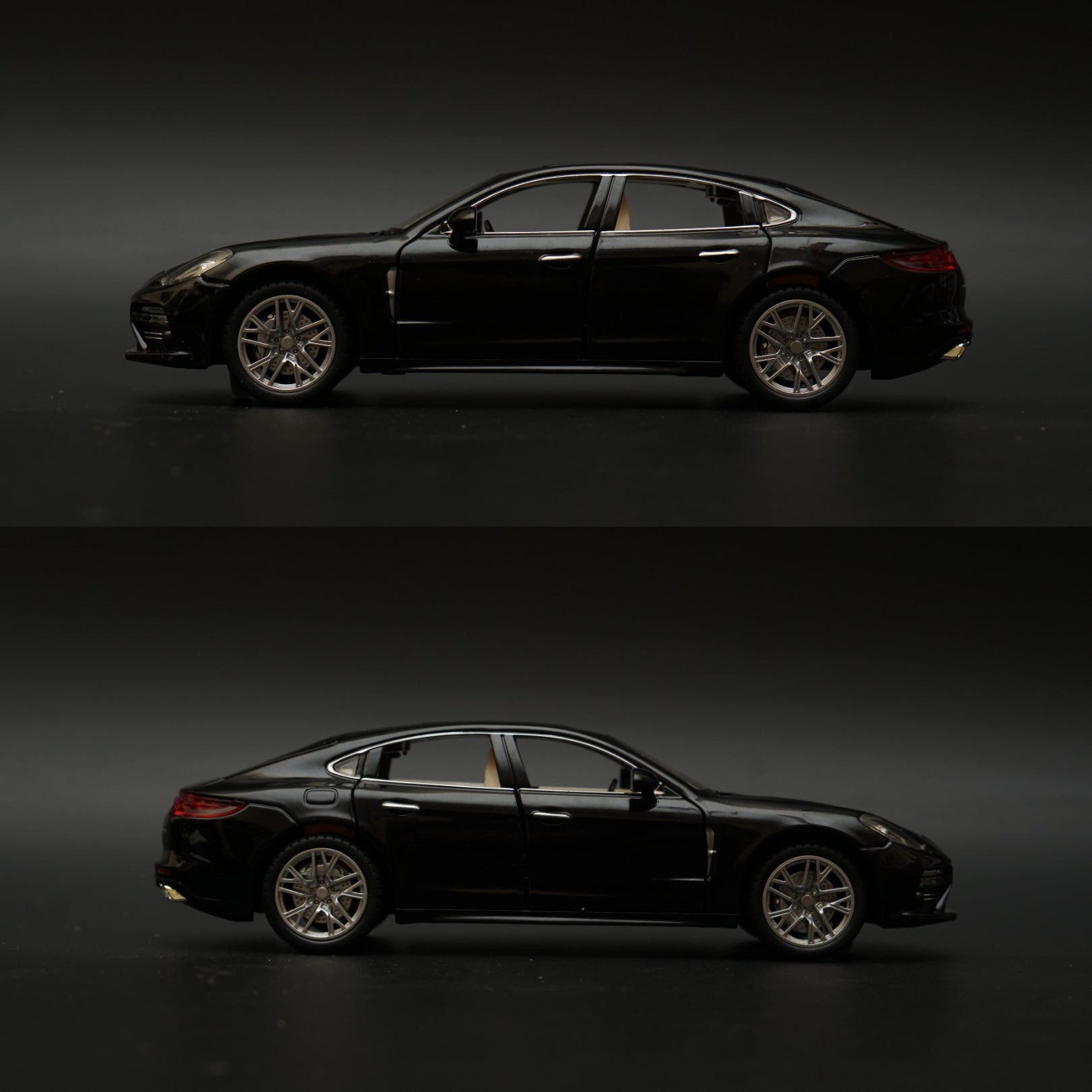 1:24 Porsche Panamera Black -  Kunju Vandi  