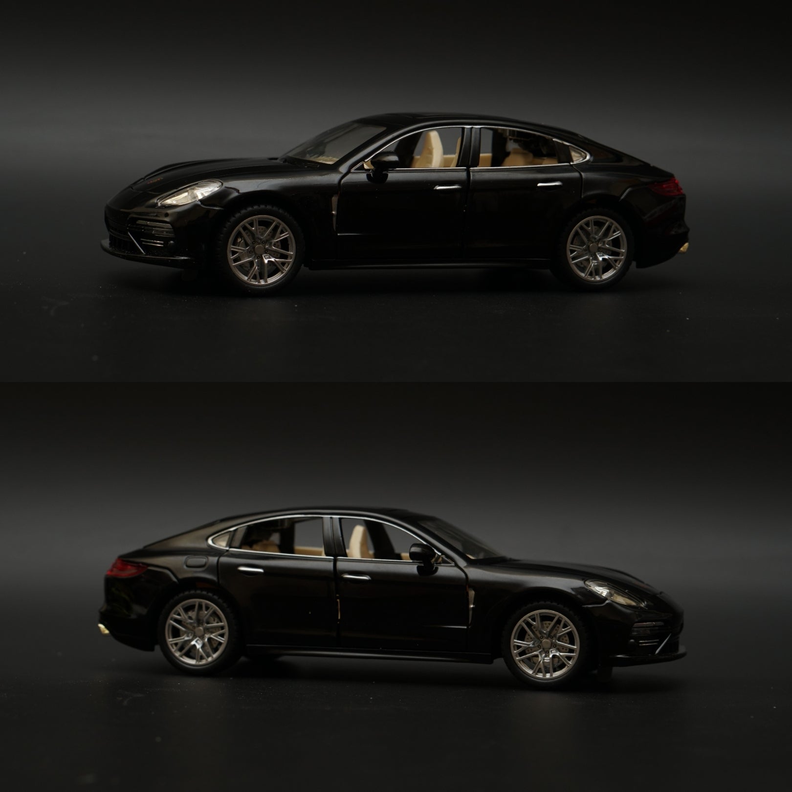 1:24 Porsche Panamera Black -  Kunju Vandi  