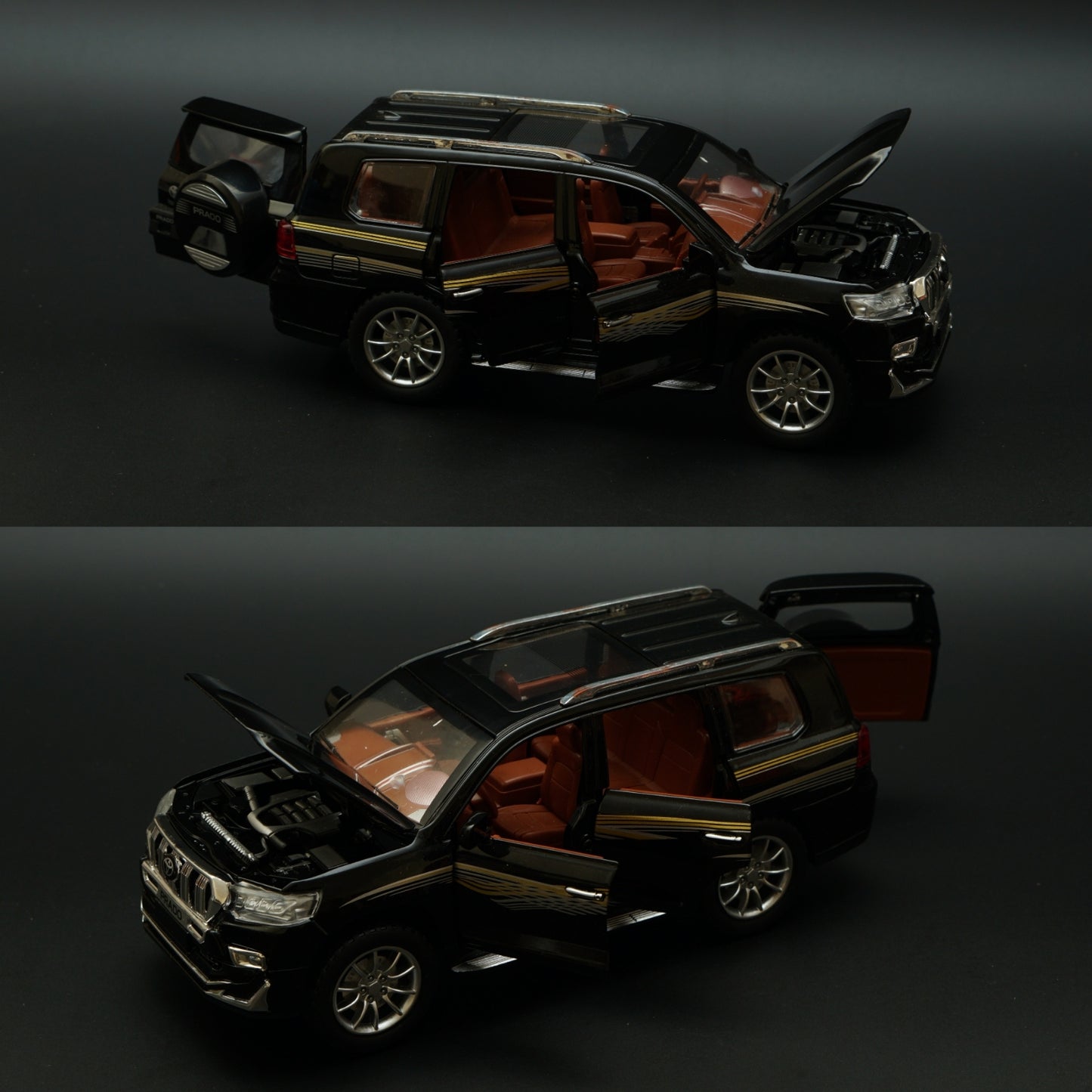 1:24 Toyota Land Cruiser Prado Diecast Car -  Kunju Vandi  