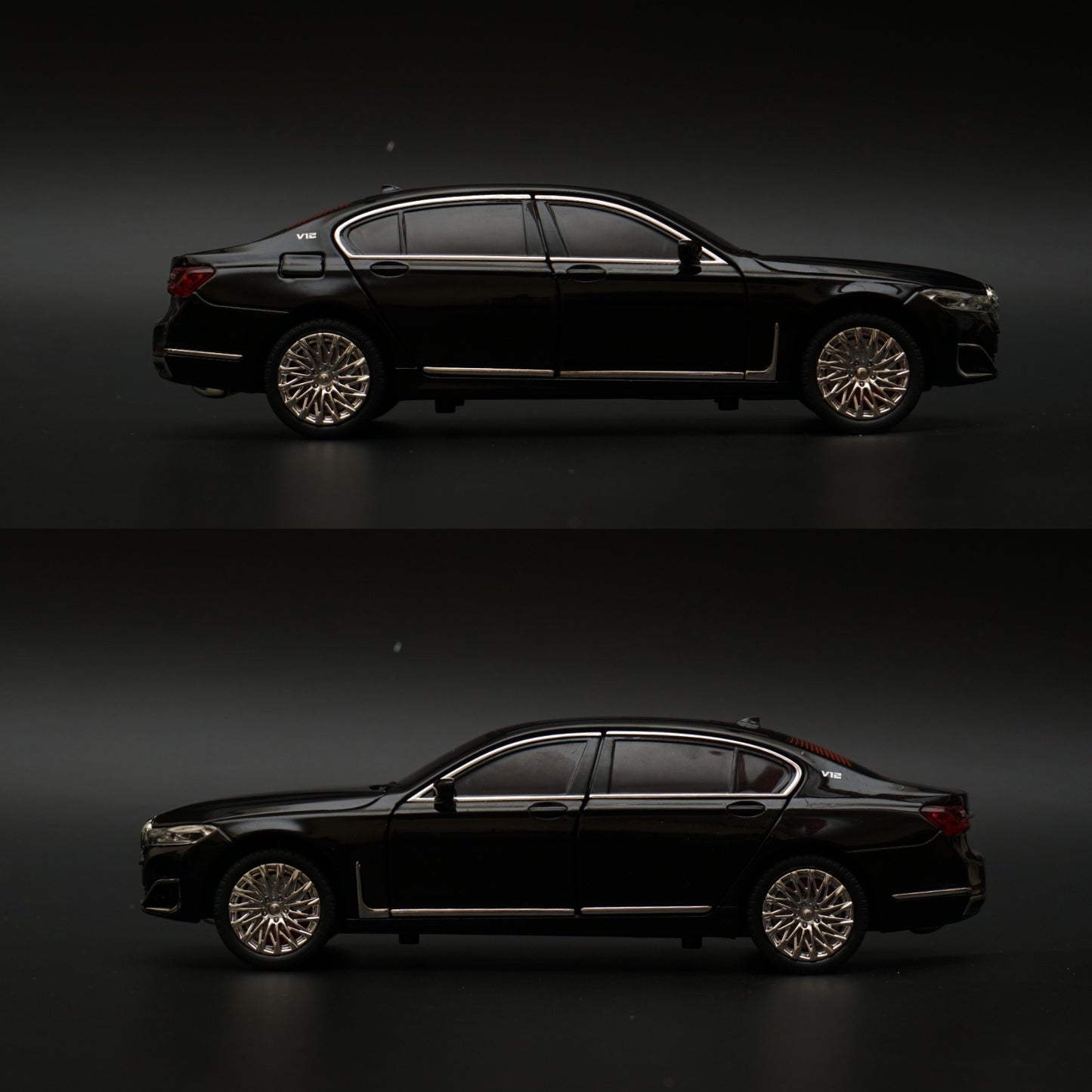 1:24BMW 7 Series ,Premium Quality Black -  Kunju Vandi  