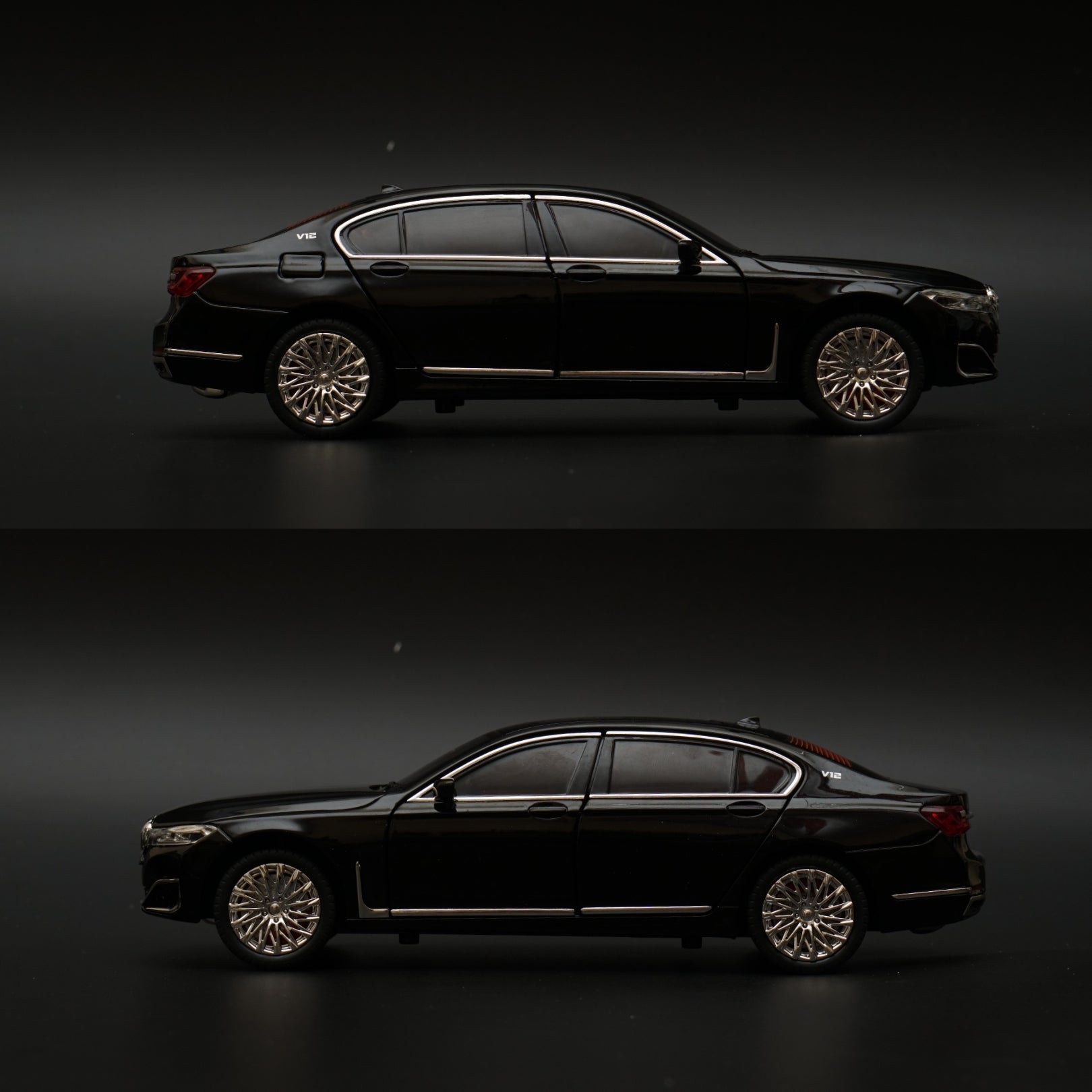 1:24BMW 7 Series ,Premium Quality Black -  Kunju Vandi  