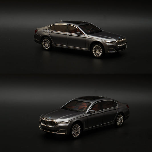 1:24BMW 7 Series ,Premium Quality Grey -  Kunju Vandi  