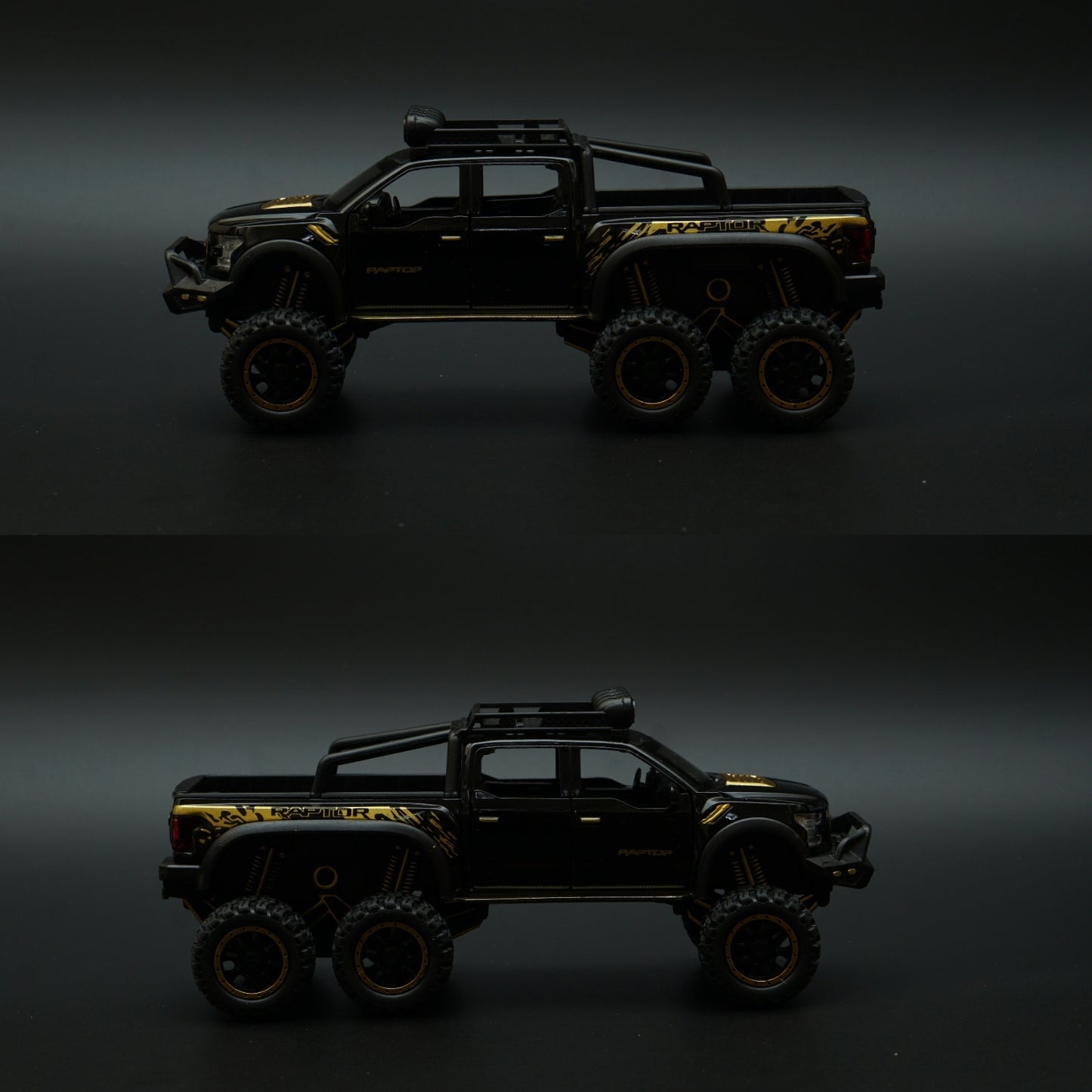 1:28 Ford Raptor 6X6 Truck Diecast -  Kunju Vandi  