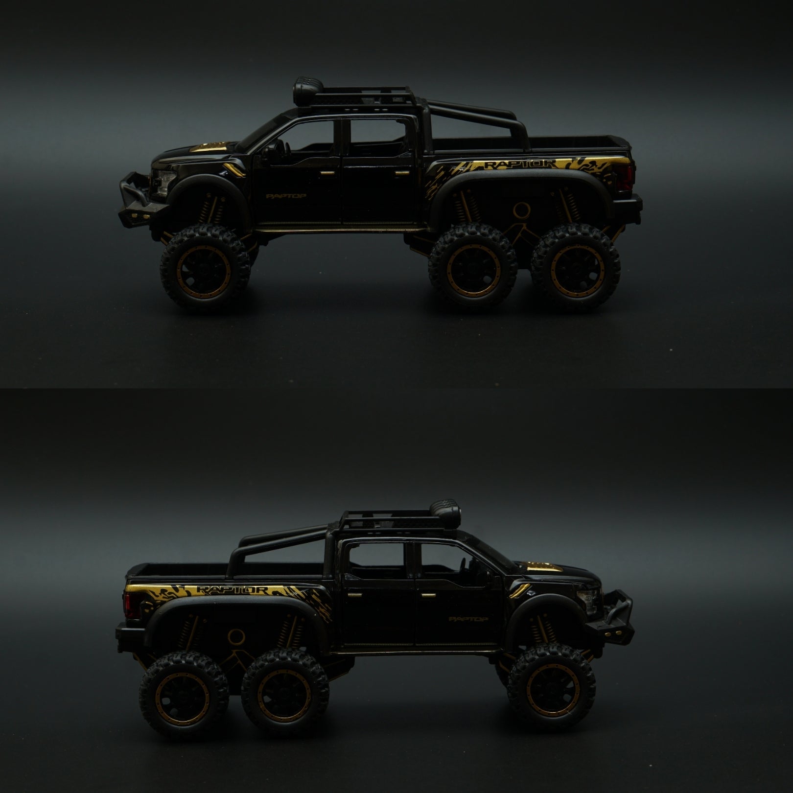 1:28 Ford Raptor 6X6 Truck Diecast -  Kunju Vandi  