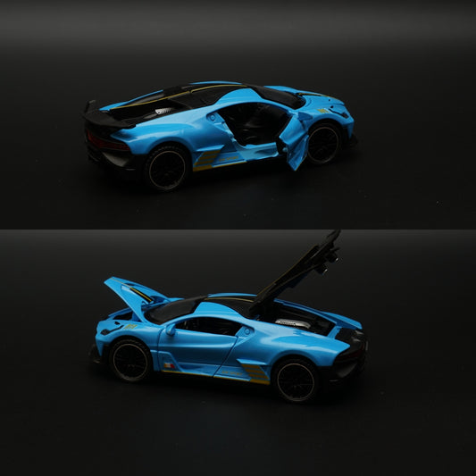1:32 Bugatti Diecast , Blue -  Kunju Vandi  