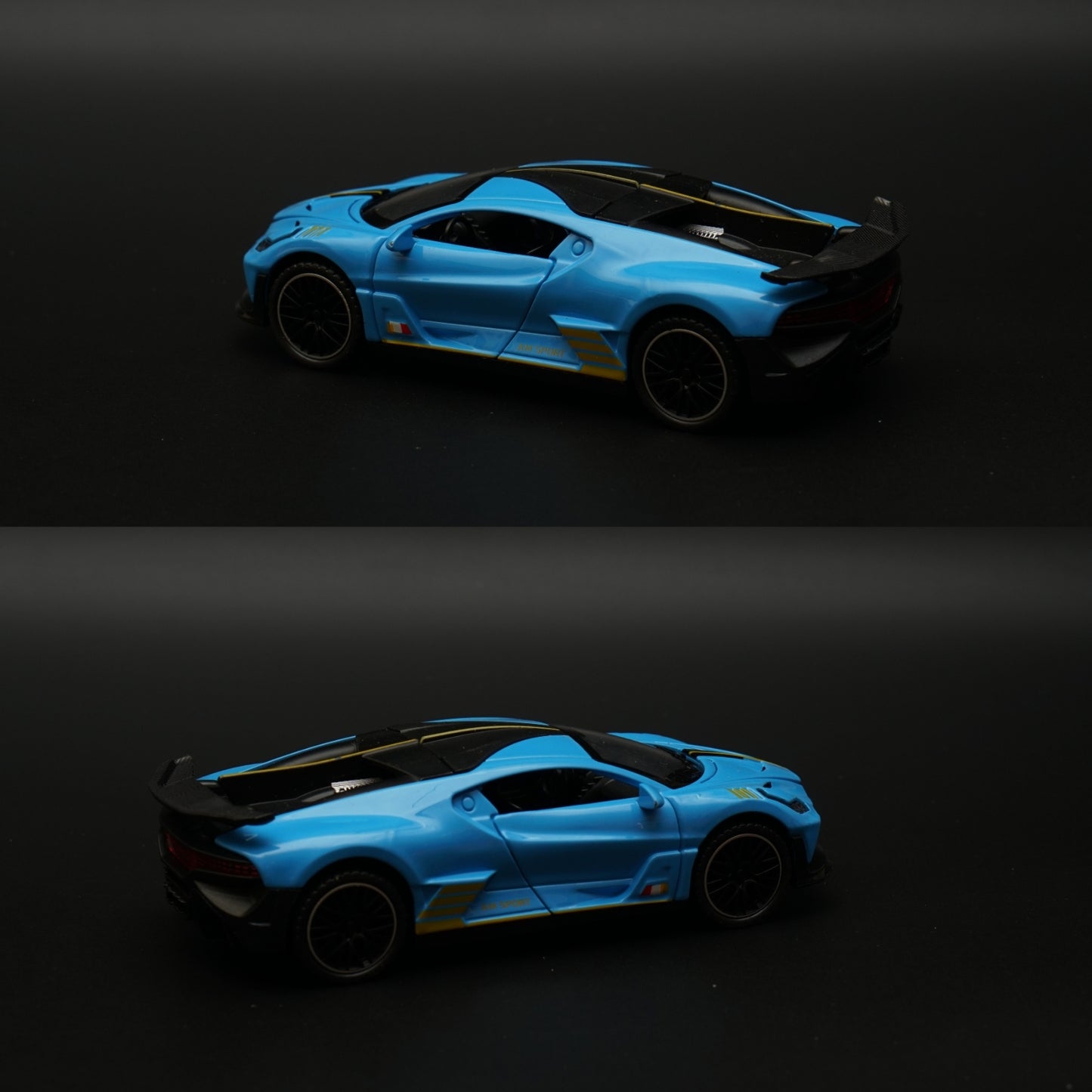 1:32 Bugatti Diecast , Blue -  Kunju Vandi  