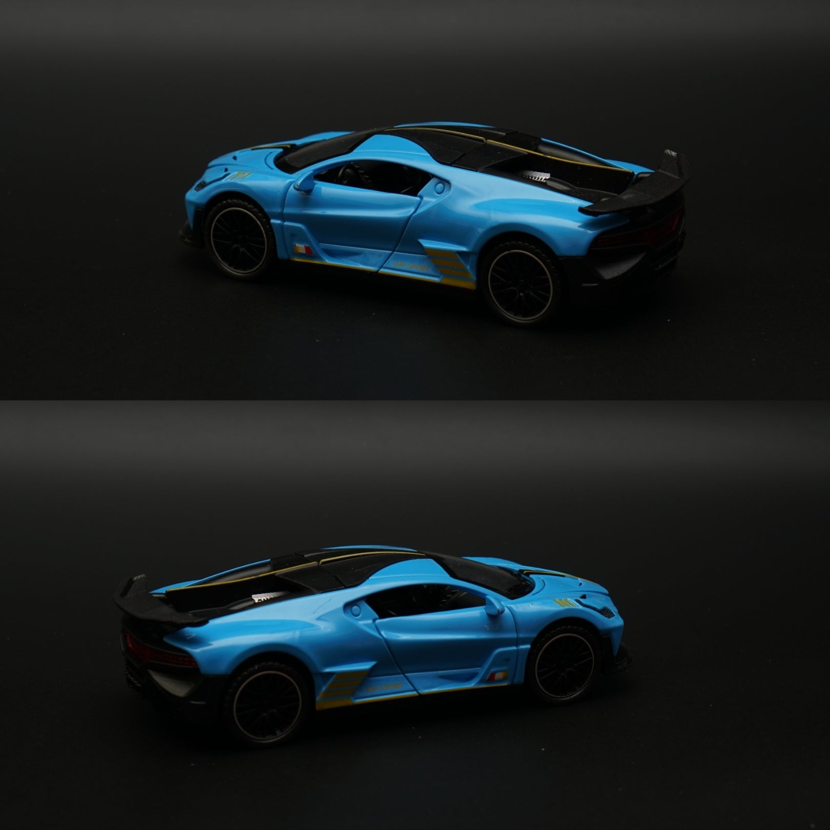 1:32 Bugatti Diecast , Blue -  Kunju Vandi  