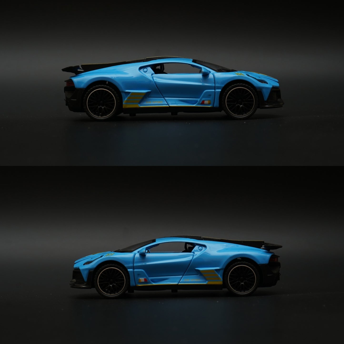 1:32 Bugatti Diecast , Blue -  Kunju Vandi  