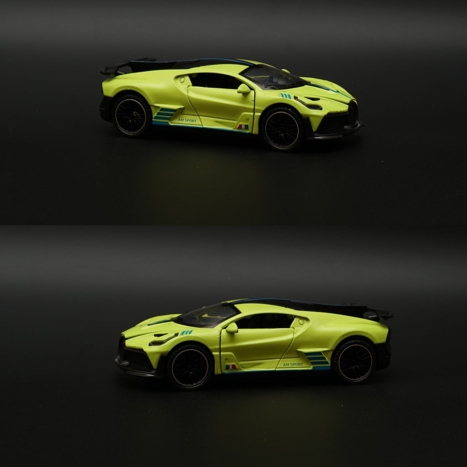 1:32 Bugatti Diecast , Green -  Kunju Vandi  