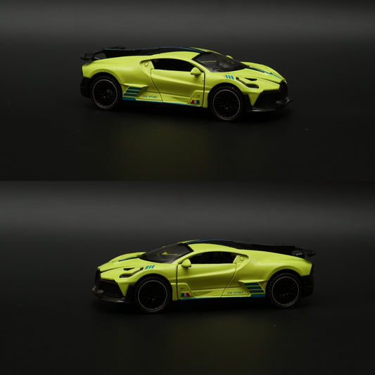 1:32 Bugatti Diecast , Green -  Kunju Vandi  