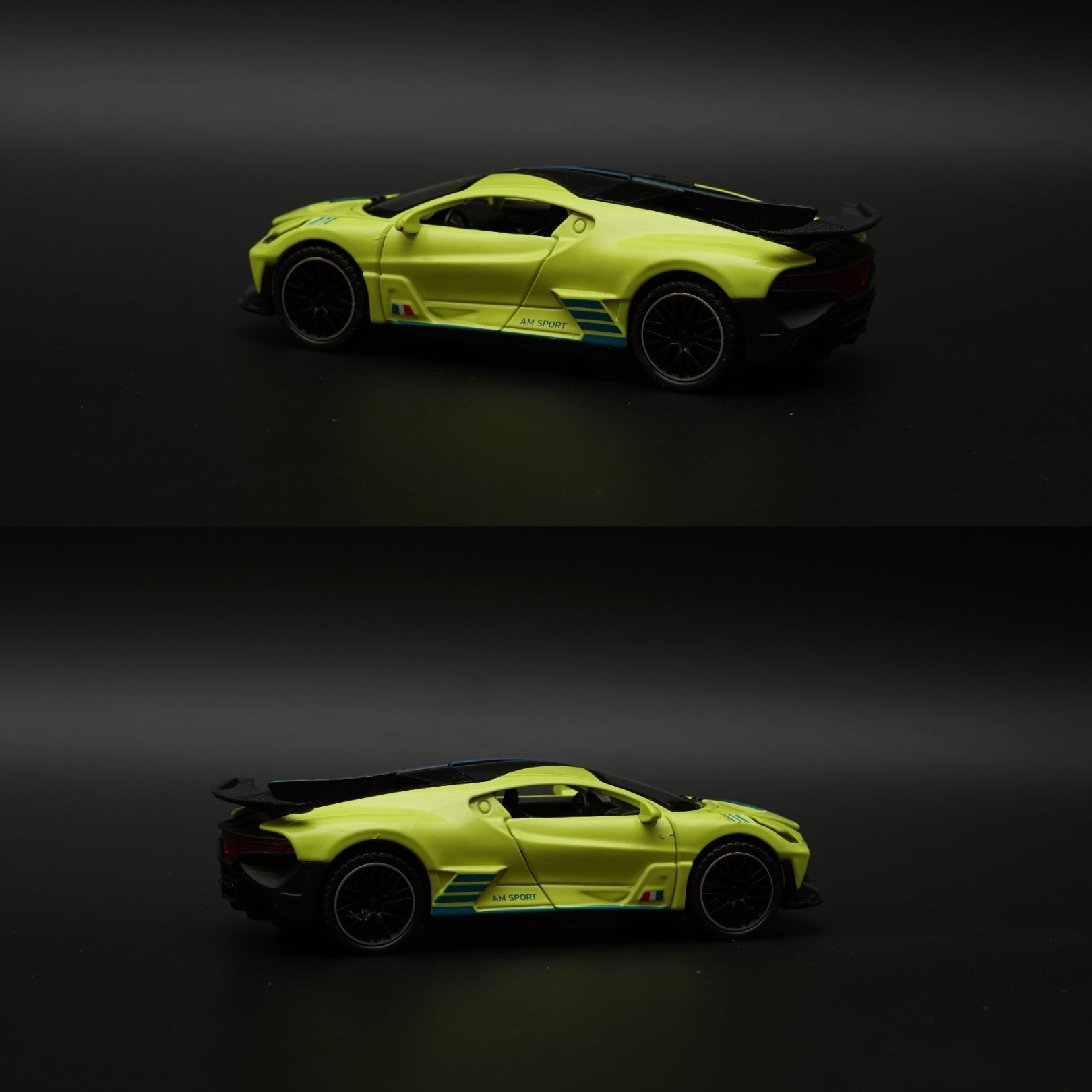 1:32 Bugatti Diecast , Green -  Kunju Vandi  