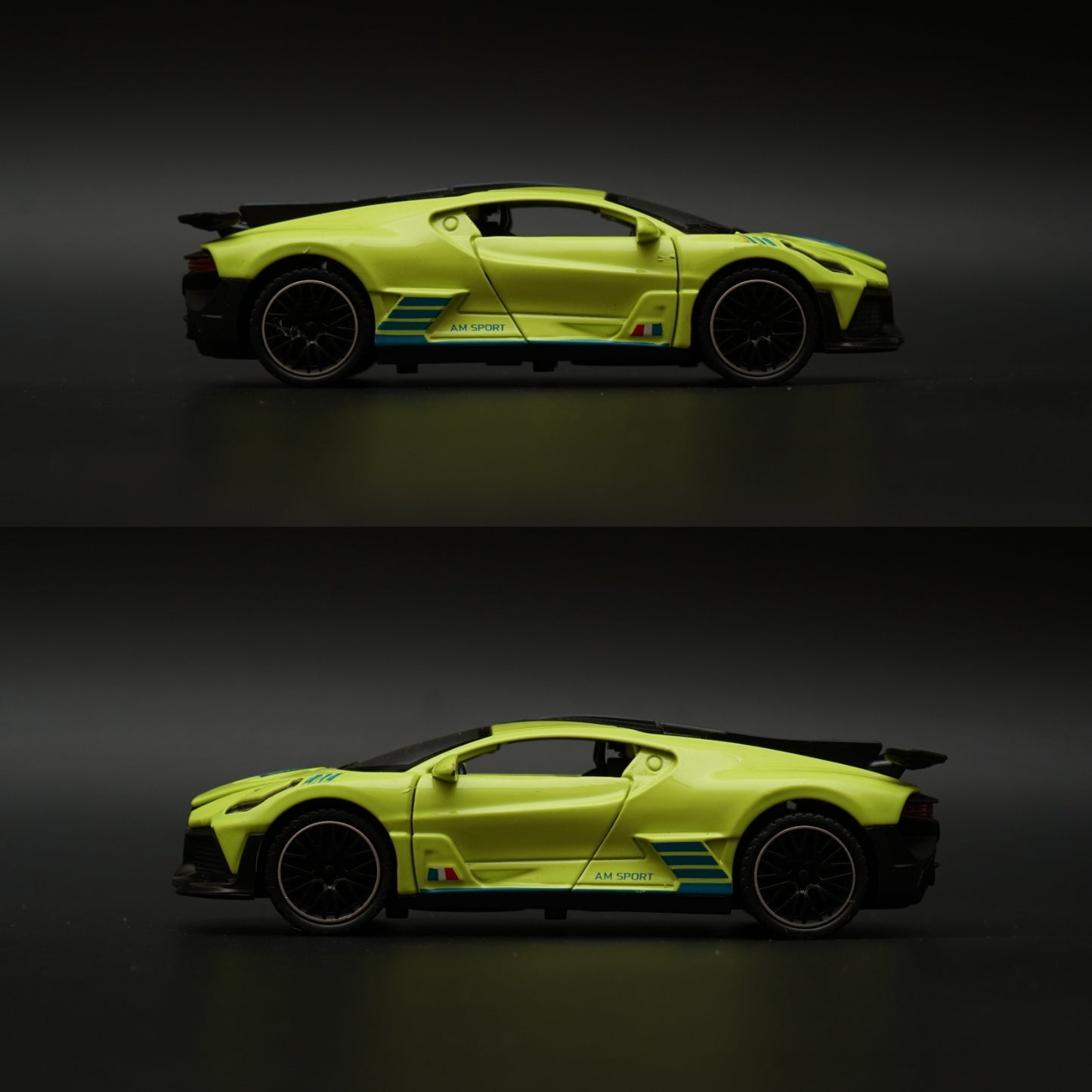 1:32 Bugatti Diecast , Green -  Kunju Vandi  