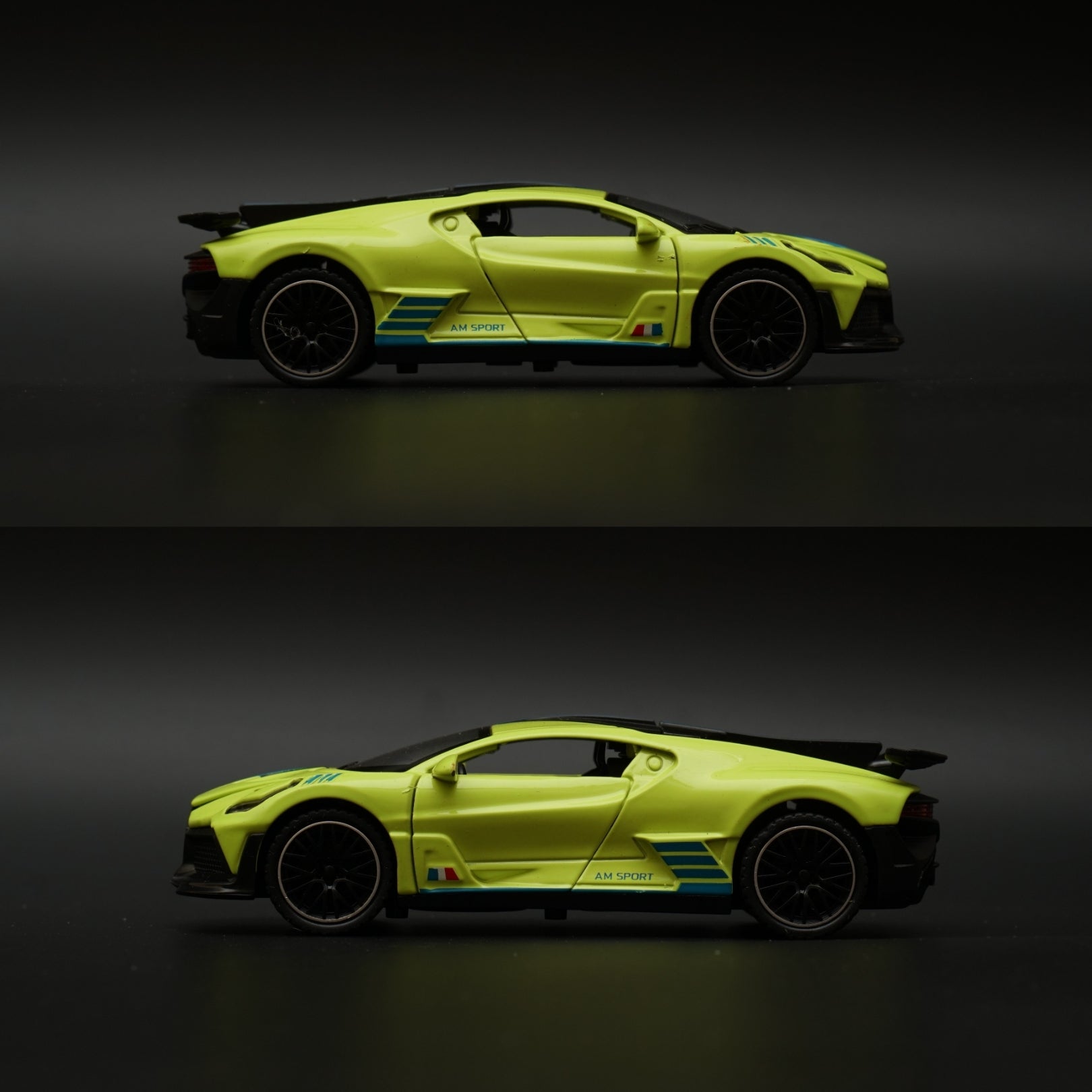 1:32 Bugatti Diecast , Green -  Kunju Vandi  