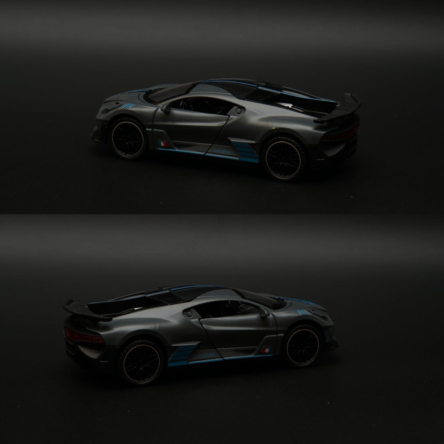 1:32 Bugatti Diecast , Grey -  Kunju Vandi  