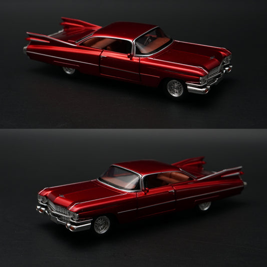 1:32 Cadillac DeVille 1959 Diecast — Candy Red | Full Function Collector's Model -  Kunju Vandi