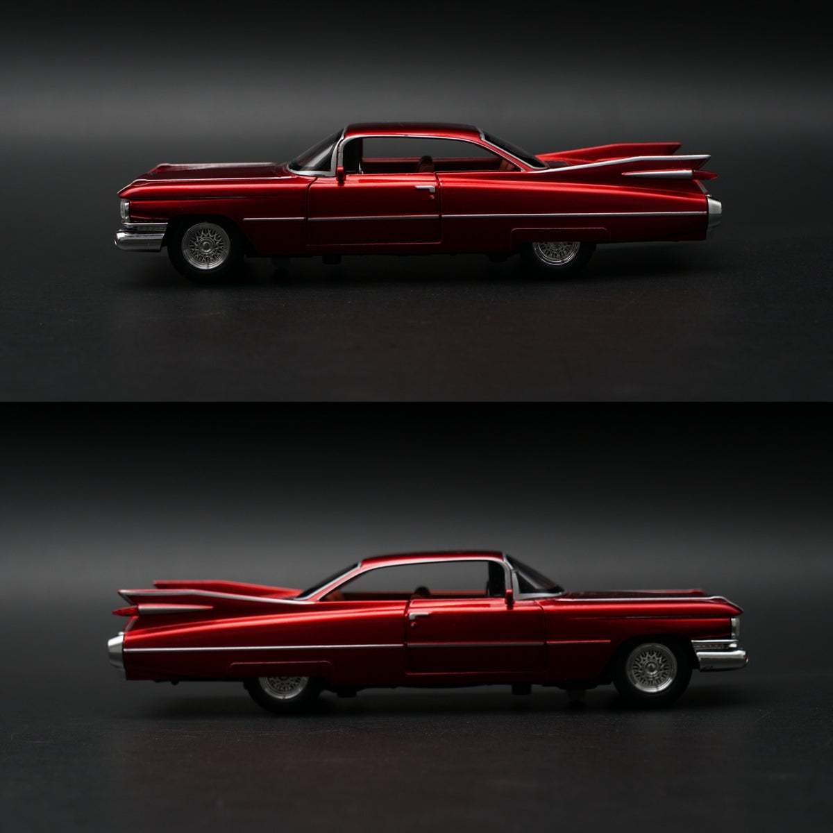 1:32 Cadillac DeVille 1959 Diecast — Candy Red | Full Function Collector's Model -  Kunju Vandi