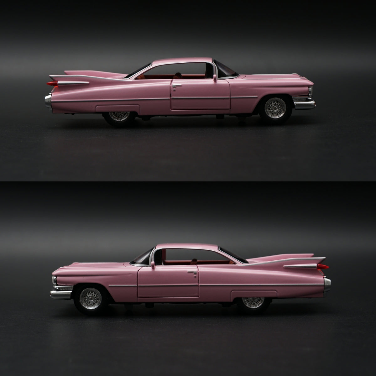 1:32 Cadillac DeVille 1959 Diecast — Pink | Full Function Collector's Model -  Kunju Vandi