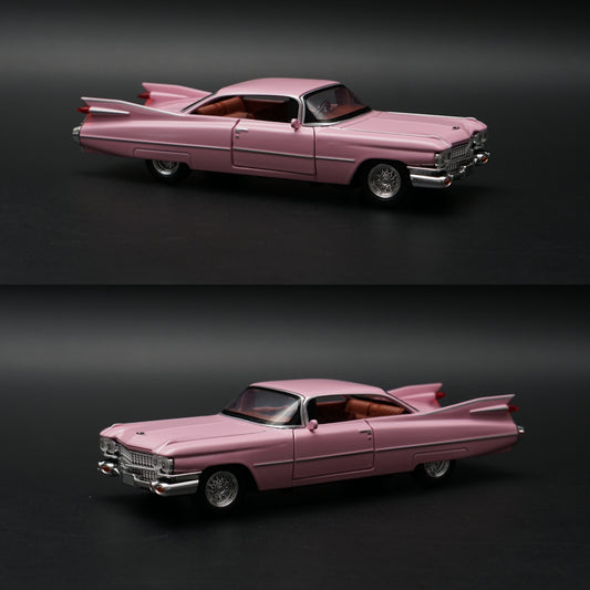 1:32 Cadillac DeVille 1959 Diecast — Pink | Full Function Collector's Model -  Kunju Vandi