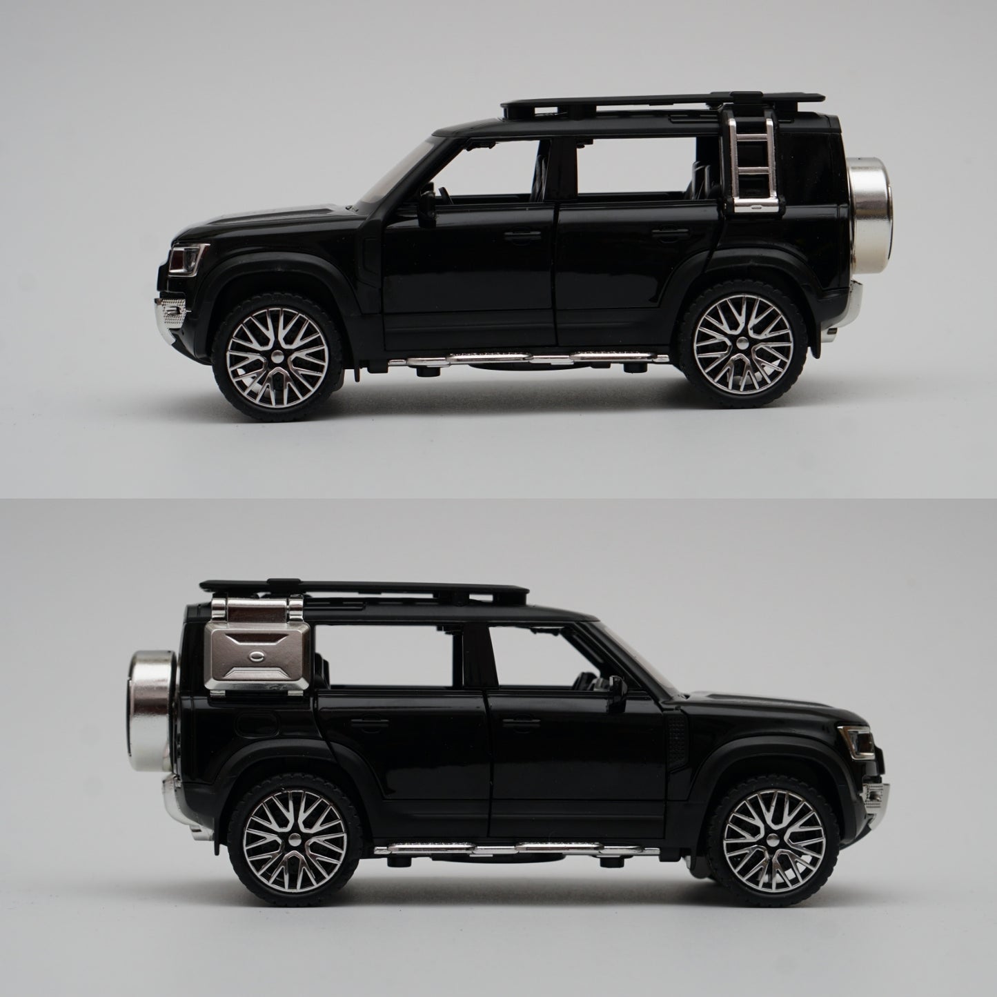1:32 Defender Black Diecast -  Kunju Vandi  
