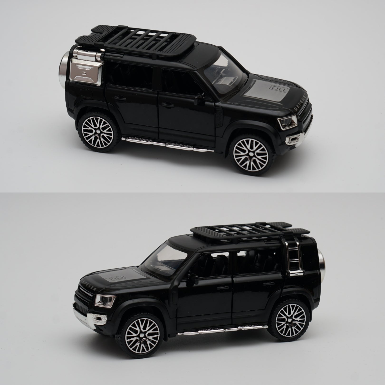 1:32 Defender Black Diecast -  Kunju Vandi  