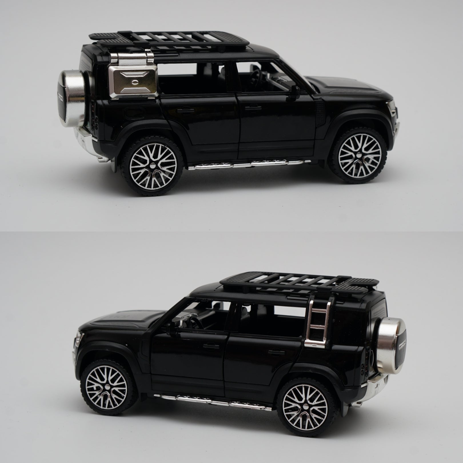 1:32 Defender Black Diecast -  Kunju Vandi  