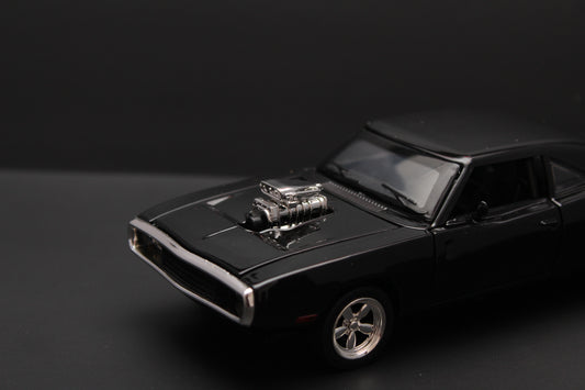 1:32 Dodge Charger Diecast (Black) -  Kunju Vandi  