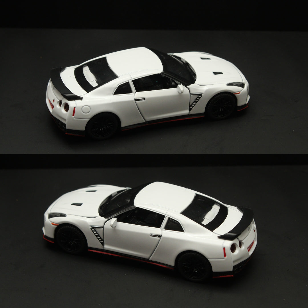 1:32 Gtr R35 with Lights White -  Kunju Vandi  