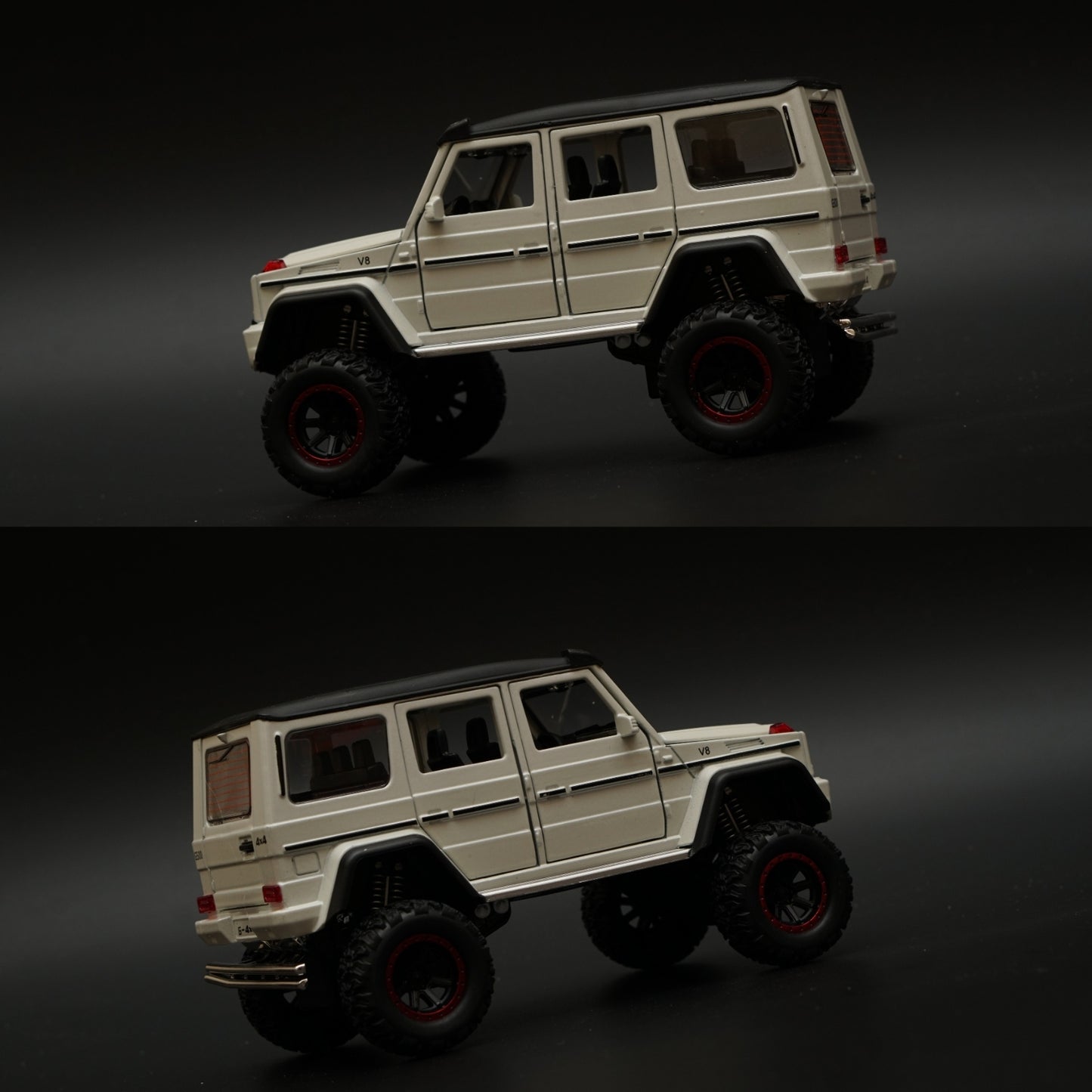 1:32 Gwagon Offroad Edition White -  Kunju Vandi  