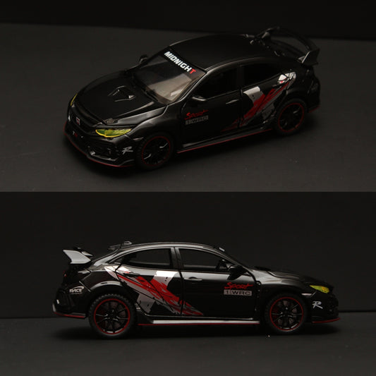 1:32 Honda Civic Black Diecast -  Kunju Vandi  