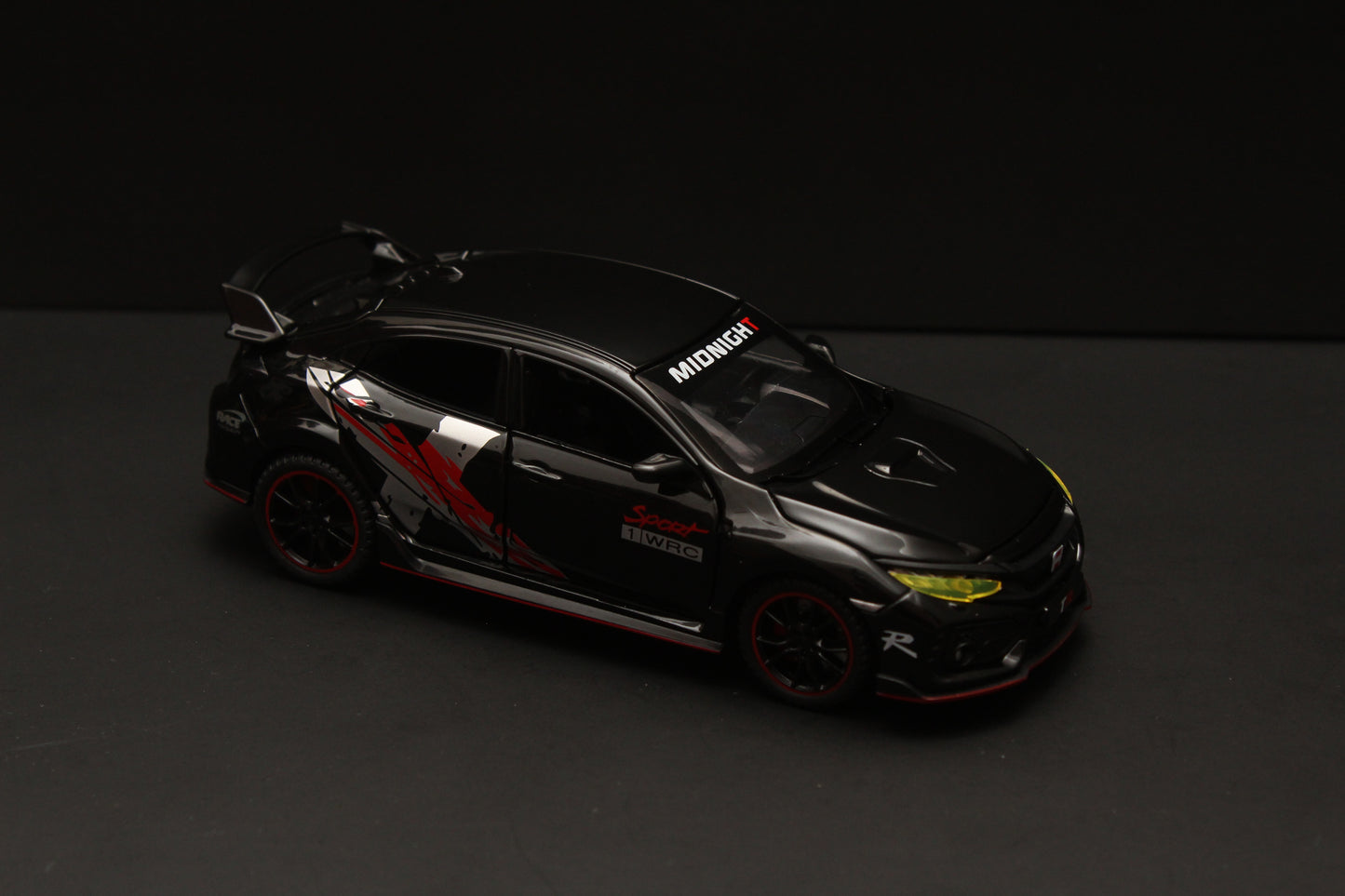 1:32 Honda Civic Black Diecast -  Kunju Vandi  