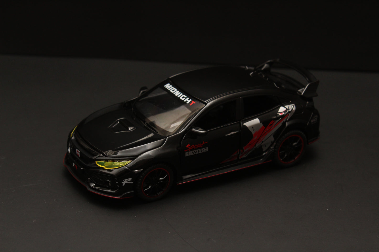 1:32 Honda Civic Black Diecast -  Kunju Vandi  