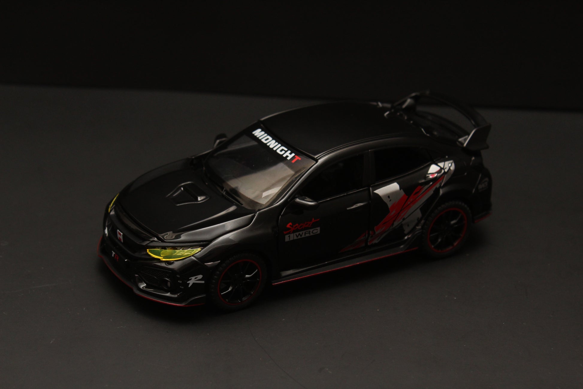 1:32 Honda Civic Black Diecast -  Kunju Vandi  