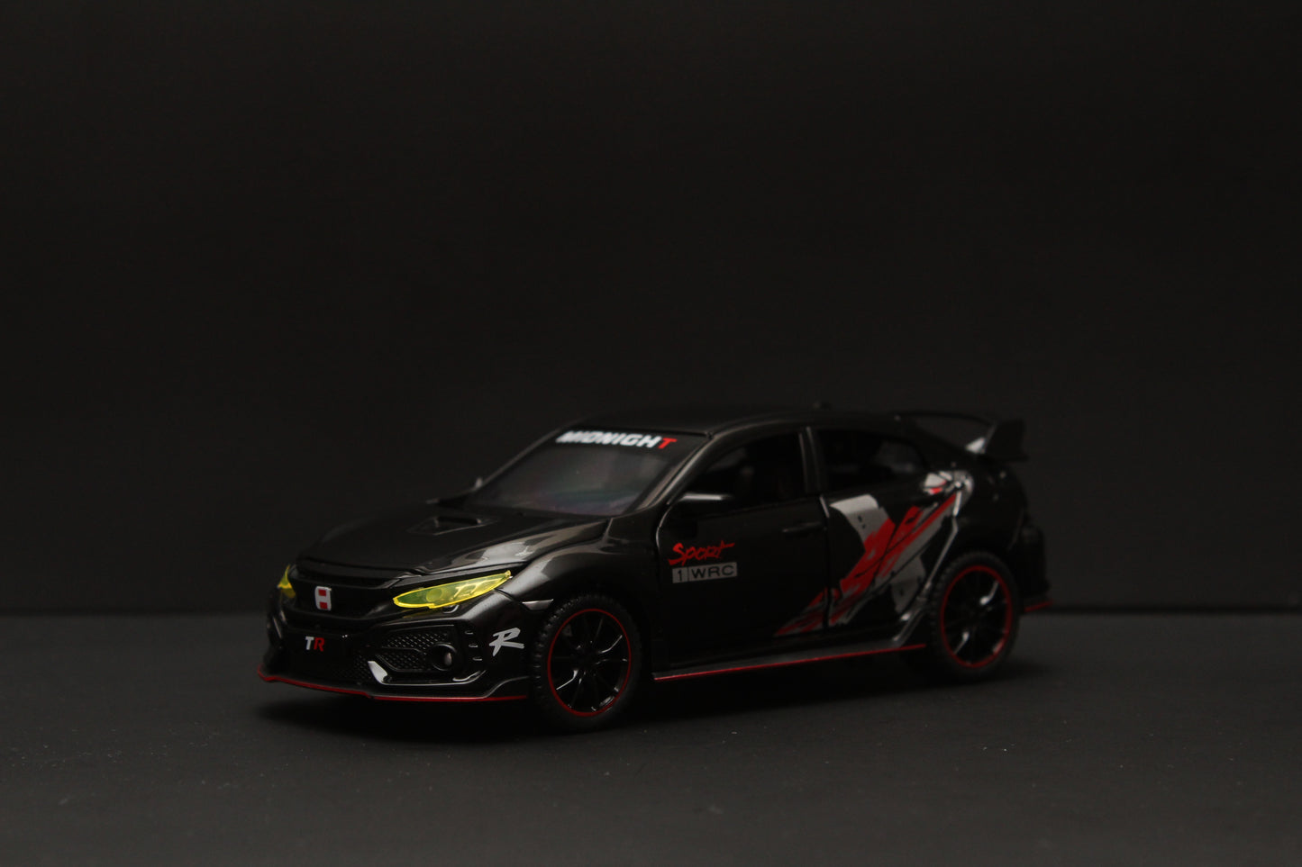 1:32 Honda Civic Black Diecast -  Kunju Vandi  