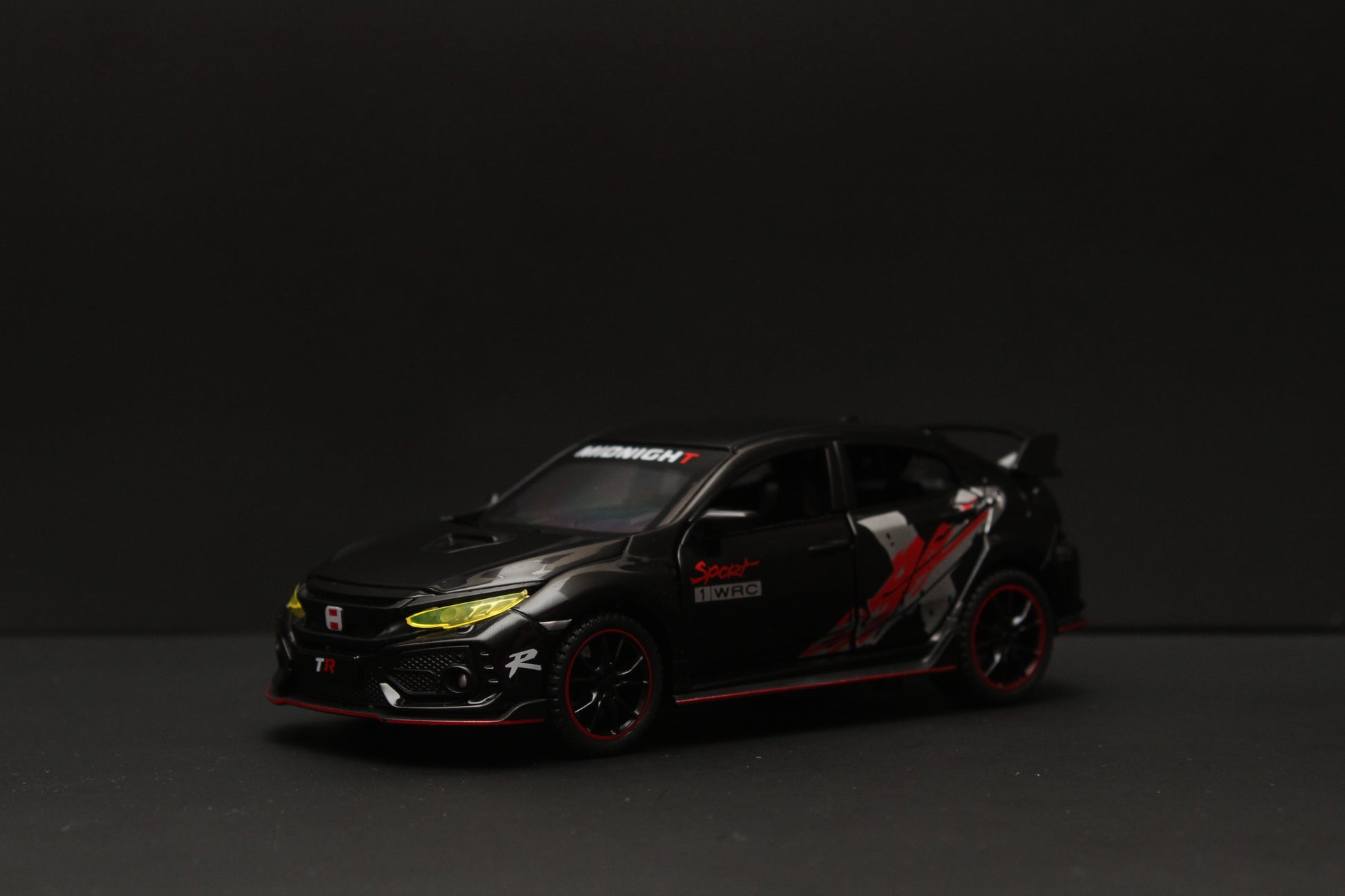 1:32 Honda Civic Black Diecast -  Kunju Vandi  