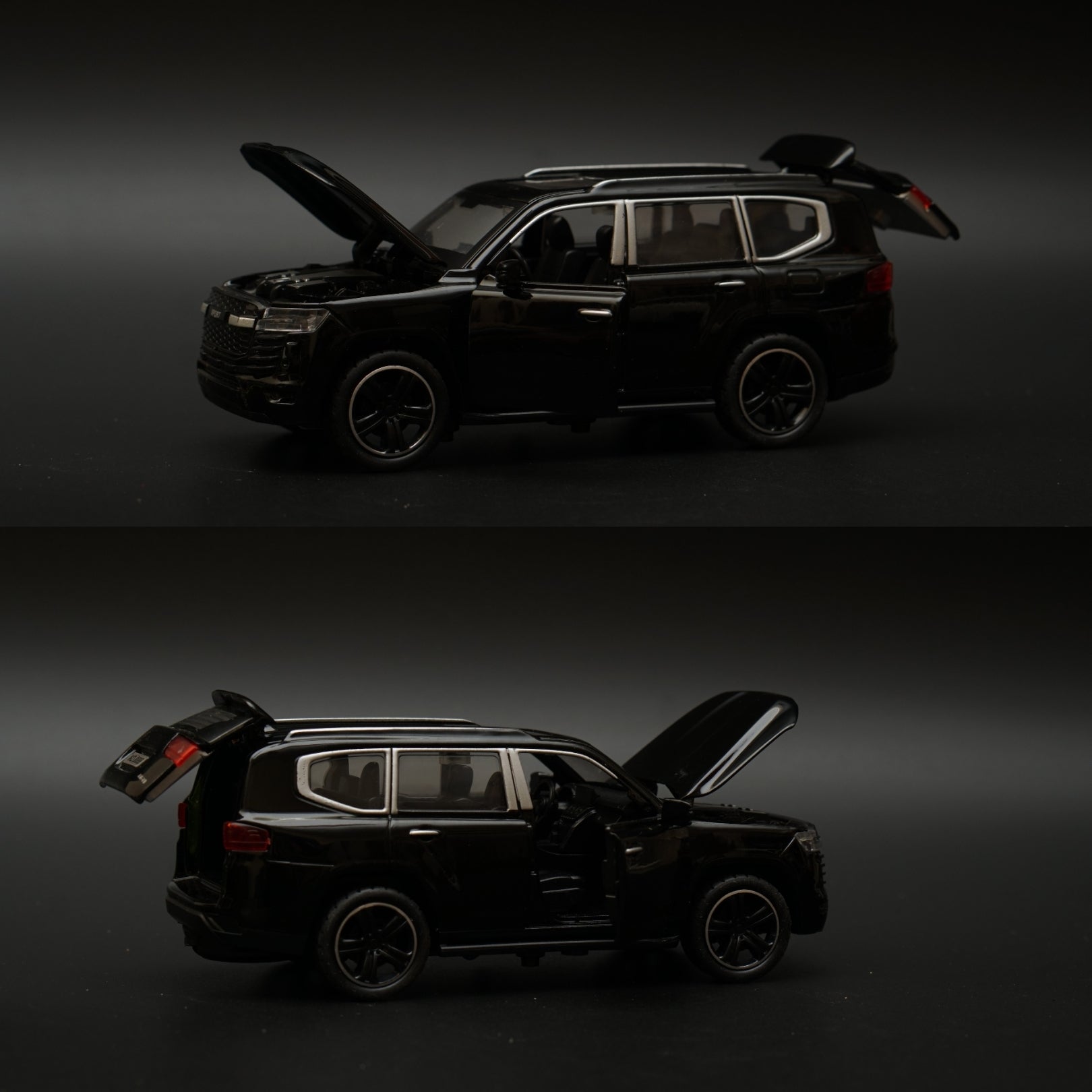 1:32 Land Cruiser Diecast Black -  Kunju Vandi  