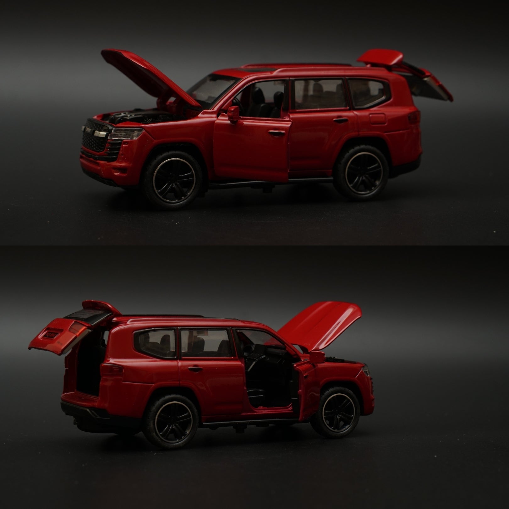 1:32 Land Cruiser Diecast Red -  Kunju Vandi  