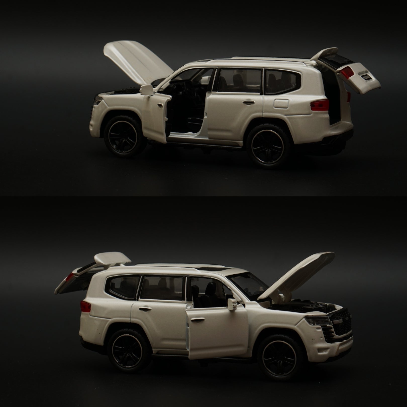 1:32 Land Cruiser Diecast White -  Kunju Vandi  