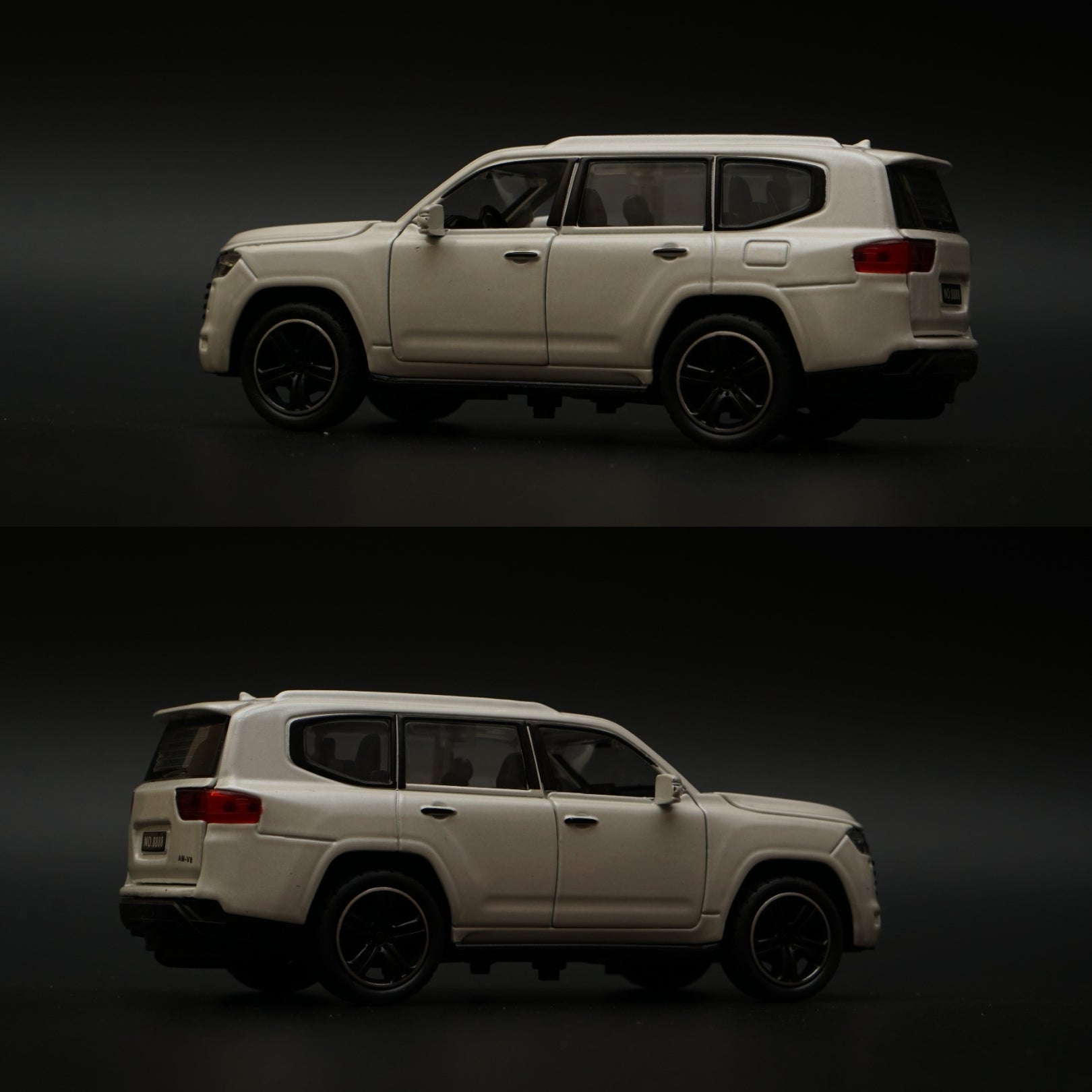 1:32 Land Cruiser Diecast White -  Kunju Vandi  