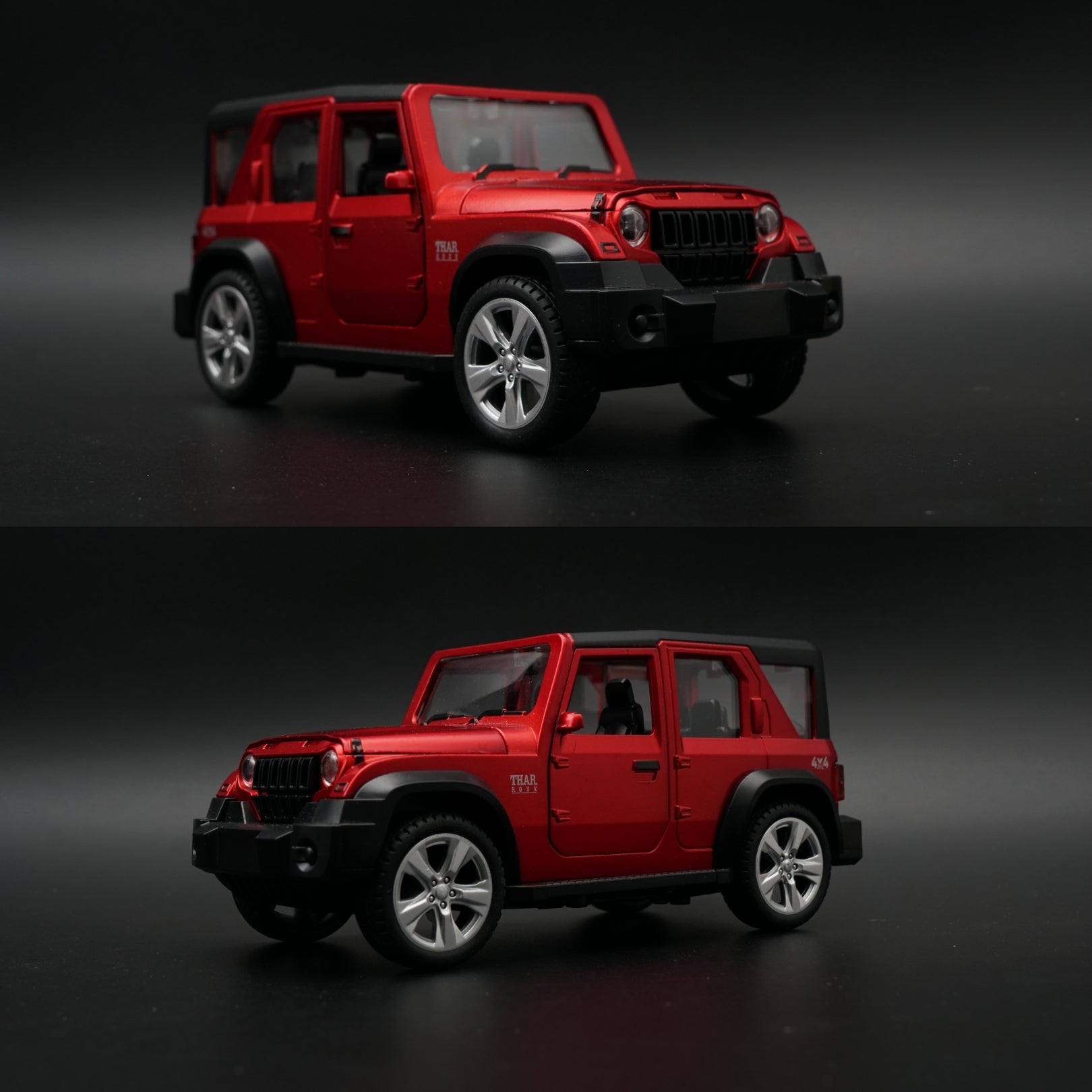 1:32 Mahindra Thar SUV Model – Red , STOCK CLEARING -  Kunju Vandi  