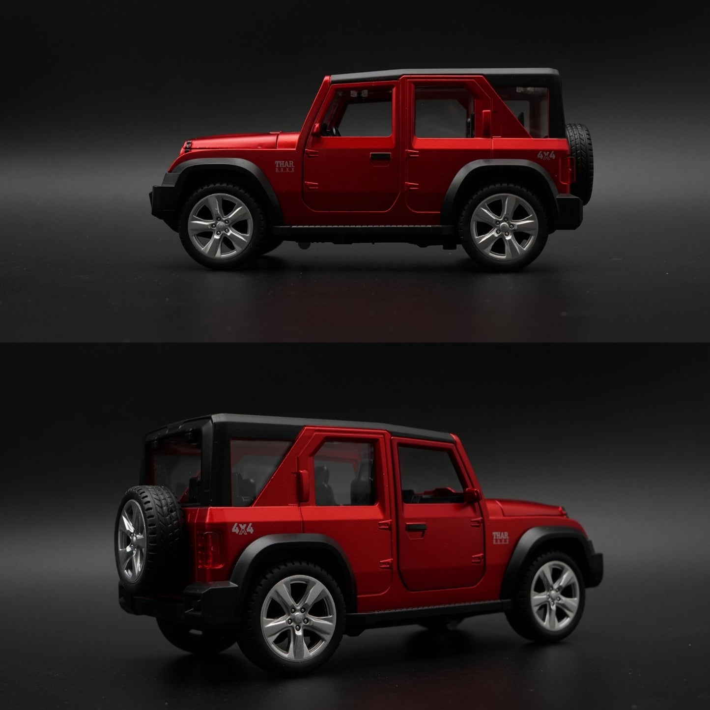 1:32 Mahindra Thar SUV Model – Red , STOCK CLEARING -  Kunju Vandi  