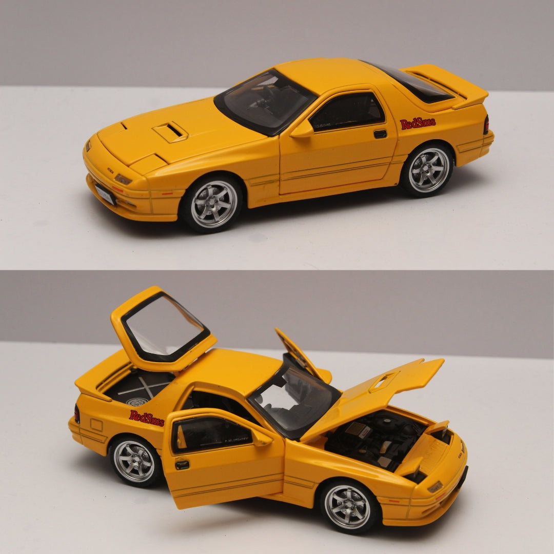 1:32 Mazda ,Premium Quality Diecast Car (Yellow) -  Kunju Vandi  