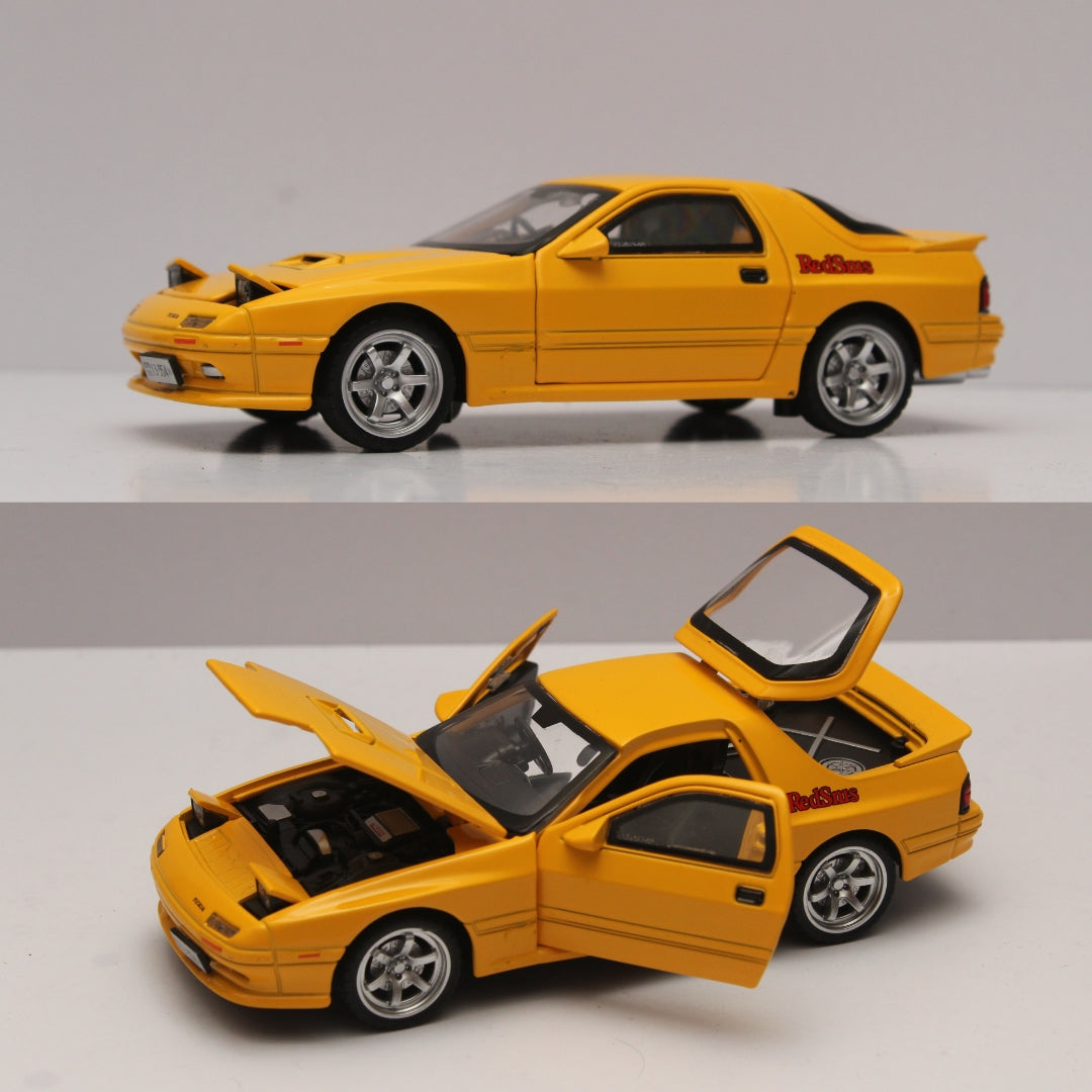 1:32 Mazda ,Premium Quality Diecast Car (Yellow) -  Kunju Vandi  