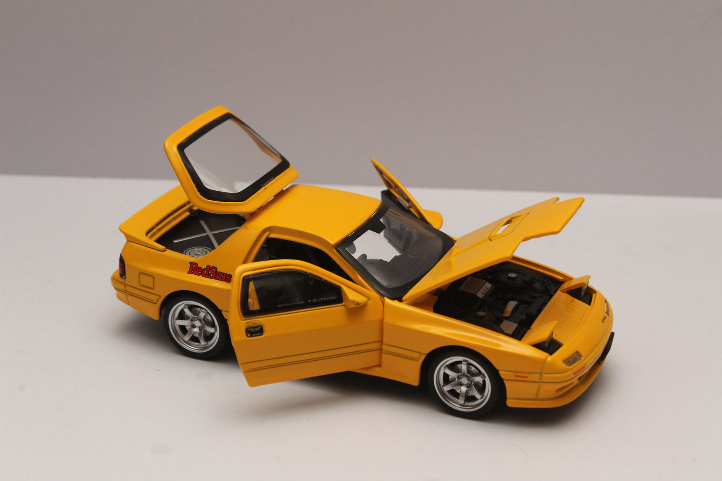 1:32 Mazda ,Premium Quality Diecast Car (Yellow) -  Kunju Vandi  