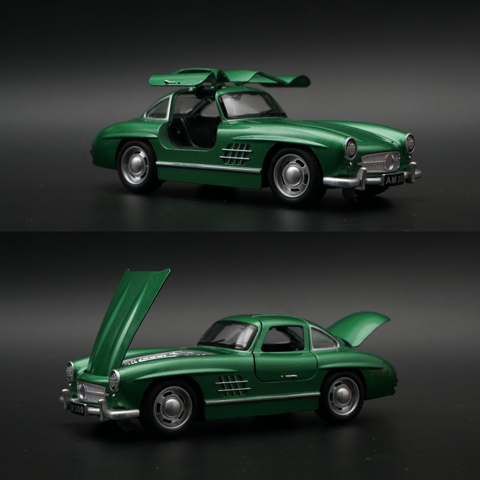 1:32 Mercedes-Benz 300SL Model – Green -  Kunju Vandi  